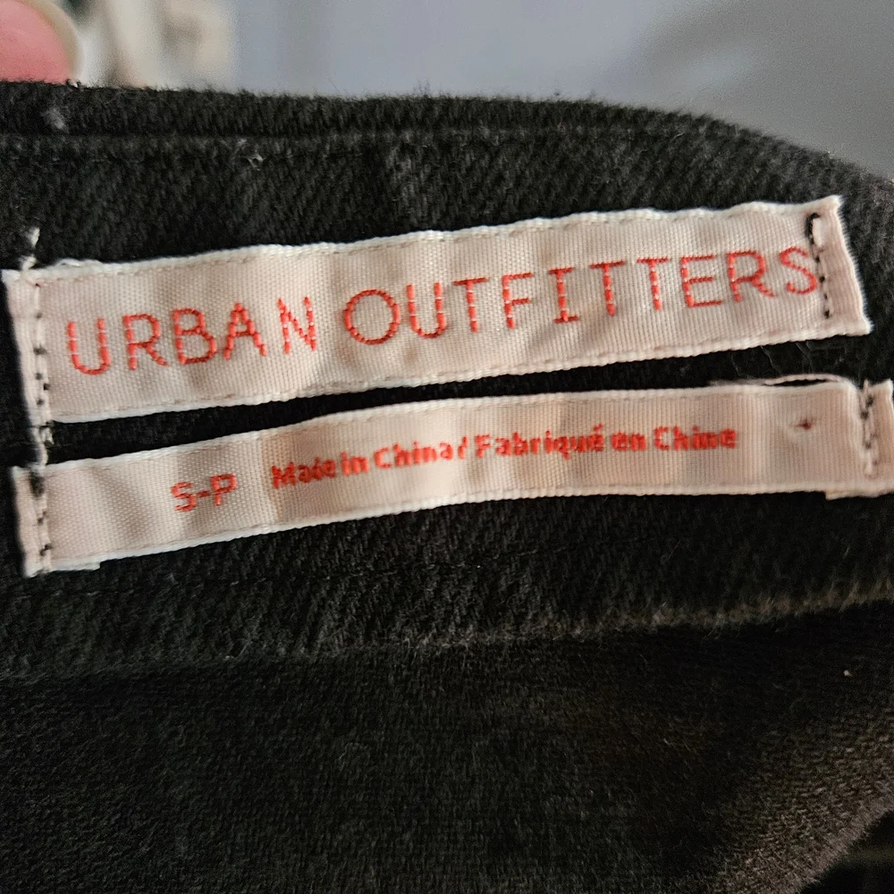 Urban Outfitters Women's Mini Skirt Faux Wrap Size S/P‎ Black